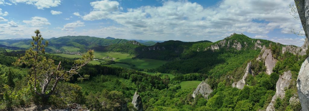 Fotografia prírody Súľovských skál pred letom